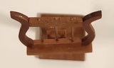 Vintage Wood and Brass Sheet Music Stand Dollhouse Sized Miniature Toy