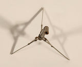 Vintage Adjustable Hinged Brass Sheet Music Stand Dollhouse Sized Miniature Toy Base and Shaft Only