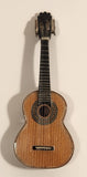 Vintage Highly Detailed Acoustic Guitar Dollhouse Sized Miniature Toy with Box