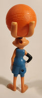 2021 McDonald's Space Jam New Legacy Lola Bunny 4 1/2" Tall Plastic Toy Figure with Ball