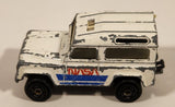 Majorette Land Rover NASA No. 266 National Aeronautics and Space Administration White Die Cast Toy Car Vehicle
