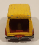 Vintage Majorette No. 279 / 234 Fourgon Van Yellow Red 1/65 Scale Die Cast Toy Car Vehicle