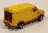 Vintage Majorette No. 279 / 234 Fourgon Van Yellow Red 1/65 Scale Die Cast Toy Car Vehicle