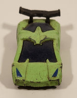 2009 McDonald's Hot Wheels Impavido 1 Bright Green 3/7 Die Cast Toy Car Vehicle
