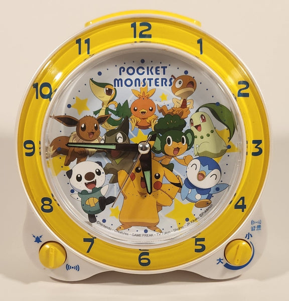 Seiko Game Freak TV Tokyo ShoPro JR Kikaku Nintendo Pokemon Creatures Pocket Monsters Alarm Clock with Glow in The Dark Hands