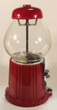 Vintage Carousel Brand Metal and Glass Globe Gumball Machine Candy Dispenser 11 1/2" Tall