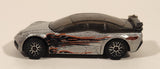 2002 Hot Wheels Pontiac Rageous Metalflake Silver Die Cast Toy Car Vehicle