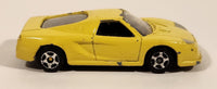 MotorMax No. 6069 Yellow Die Cast Toy Sports Car Vehicle