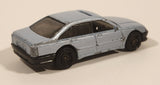 2000 Hot Wheels Police Cruiser Blue Grey Die Cast Toy Emergency Response Cop Vehicle