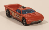 2013 Hot Wheels Vertical Velocity Bedlam Truck #55 Jones Azlan Dark Orange Red Die Cast Toy Car Vehicle