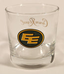 Rare Crown Royal Whiskey CFL Edmonton Eskimos Football Team 3 1/2" Clear Glass Whisky Cup