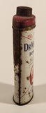 Vintage George L. Wernet D. DS Dr. Wernet's Powder For Holding Dental Plates Firmly In Place Keep Dry Tin Metal Can