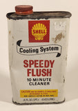 Vintage Shell Oil Company New York Cooling System Speedy Flush 10 Minute Cleaner 16 Fl Oz Metal Can Still Full