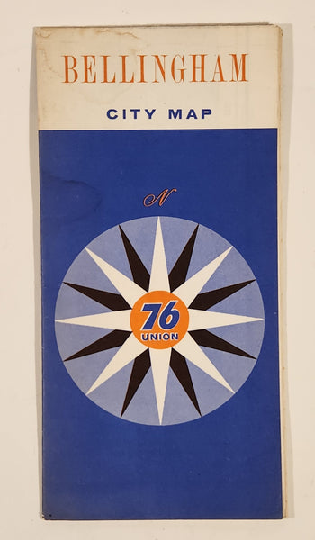 Vintage 1963 Bellingham City Map