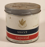 Vintage Sweet Caporal Cigarette Tobacco Tin Metal Can