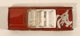2004 Hot Wheels Cereal Crunchers '64 Lincoln Continental Convertible Red Die Cast Toy Car Vehicle