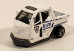 2016 Matchbox NYPD Police Parking "Meter Made" White Die Cast Toy Car Emergency Vehicle