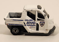 2016 Matchbox NYPD Police Parking "Meter Made" White Die Cast Toy Car Emergency Vehicle
