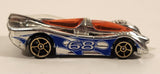 2011 Hot Wheels Mid-Air Madness Power Pistons Chrome Die Cast Toy Car Vehicle