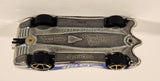 2011 Hot Wheels Mid-Air Madness Power Pistons Chrome Die Cast Toy Car Vehicle