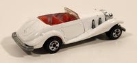 1990 Hot Wheels Mercedes 540K White Die Cast Toy Classic Car Vehicle