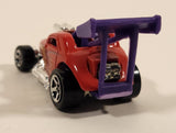 2001 Hot Wheels Hot Rods Fiat 500c Red Die Cast Toy Race Car Vehicle