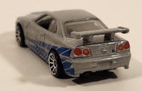 2020 Hot Wheels Fast & Furious Nissan Skyline GT-R R34 Silver Die Cast Toy Car Vehicle