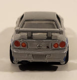 2020 Hot Wheels Fast & Furious Nissan Skyline GT-R R34 Silver Die Cast Toy Car Vehicle
