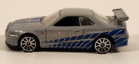 2020 Hot Wheels Fast & Furious Nissan Skyline GT-R R34 Silver Die Cast Toy Car Vehicle