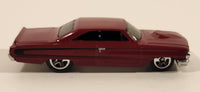 2007 Hot Wheels Custom '64 Galaxie 500XL Red Die Cast Toy Car Vehicle