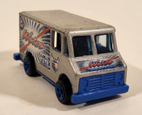2003 Hot Wheels Carbonated Cruisers Combat Medic Delivery Truck Van Weise Ice Teazers Soda Silver Die Cast Toy Car Vehicle