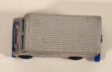 2003 Hot Wheels Carbonated Cruisers Combat Medic Delivery Truck Van Weise Ice Teazers Soda Silver Die Cast Toy Car Vehicle