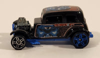 2006 Hot Wheels Highway Horror '32 Ford Vicky Metalflake Black Die Cast Toy Car Hot Rod Vehicle