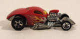 2010 Hot Wheels HW Hot Rods 1/4 Mile Coupe Red Die Cast Toy Car Vehicle