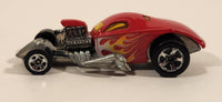 2010 Hot Wheels HW Hot Rods 1/4 Mile Coupe Red Die Cast Toy Car Vehicle