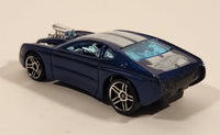 2002 Hot Wheels First Editions Overbored 454 Metalflake Dark Blue Die Cast Toy Car Vehicle