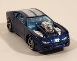 2002 Hot Wheels First Editions Overbored 454 Metalflake Dark Blue Die Cast Toy Car Vehicle