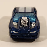 2002 Hot Wheels First Editions Overbored 454 Metalflake Dark Blue Die Cast Toy Car Vehicle