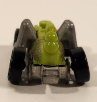 2011 Hot Wheels Thrill Racers - Cave Eevil Weevil Lime Green Die Cast Toy Car Vehicle