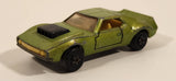 Vintage 1972 Lesney Matchbox Superfast AMX Javelin No. 9 Metallic Green Die Cast Toy Car Vehicle with Opening Doors