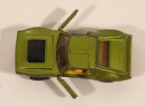 Vintage 1972 Lesney Matchbox Superfast AMX Javelin No. 9 Metallic Green Die Cast Toy Car Vehicle with Opening Doors
