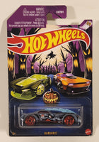 2024 Hot Wheels Exclusive Halloween Fright Cars Barbaric Dark Grey Die Cast Toy Car Vehicle New in Package