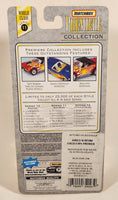 1998 Matchbox Premiere Collection: World Class - Series 11 '57 Chevy Red Yellow Black Die Cast Toy Car Vehicle and Box New in Package