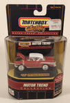 1999 Matchbox Collectibles Motor Trend Collection 1957 Chevy Bel Air Hardtop Red with White Roof Die Cast Toy Car Vehicle with Stackable Display New in Package