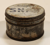 Vintage Snap Hand Cleaner "Cleans Dirty Hands" Small Trial Size Tin Metal Container
