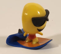 2016 Fun 2 Play Tanner AKA Shades Surfing Emoji 1 1/4" Emoji PVC Toy Figure