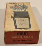 Vintage Nobility Walkie Talkie All Transistor Woodsman Model WT-301 Handheld Radio with Box