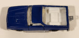 Vintage Majorette No. 296 El Camino SS Dark Blue 1/59 Scale Die Cast Toy Car Vehicle with Opening Doors