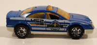 2002 Matchbox Rescue Chiefs Police Car 452 HQ Police Chief Blue Die Cast Toy Car Vehicle