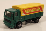 Vintage Majorette No. 241 - 245 Ford Truck Super Cargo Green and Yellow 1/100 Scale Die Cast Toy Car Vehicle